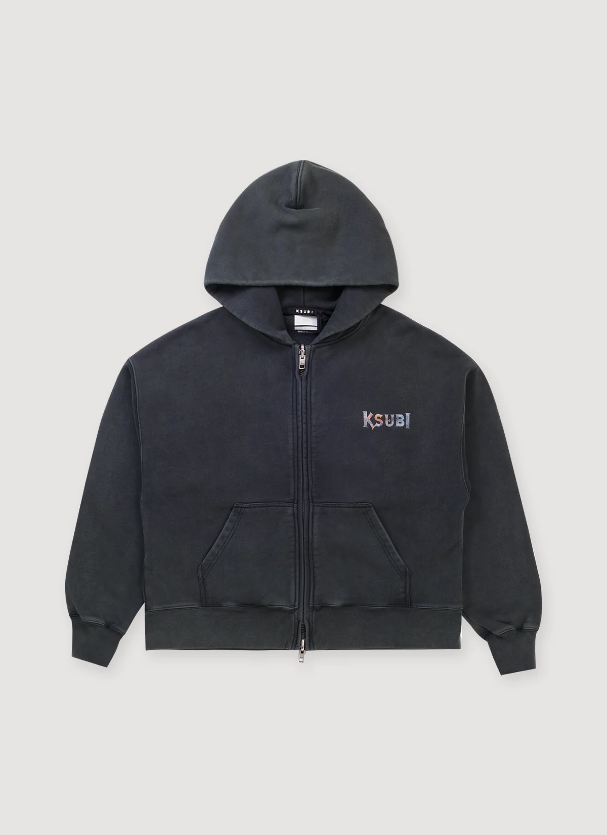 Ksubi Death Snake Halen Zip Sweatshirt Ash