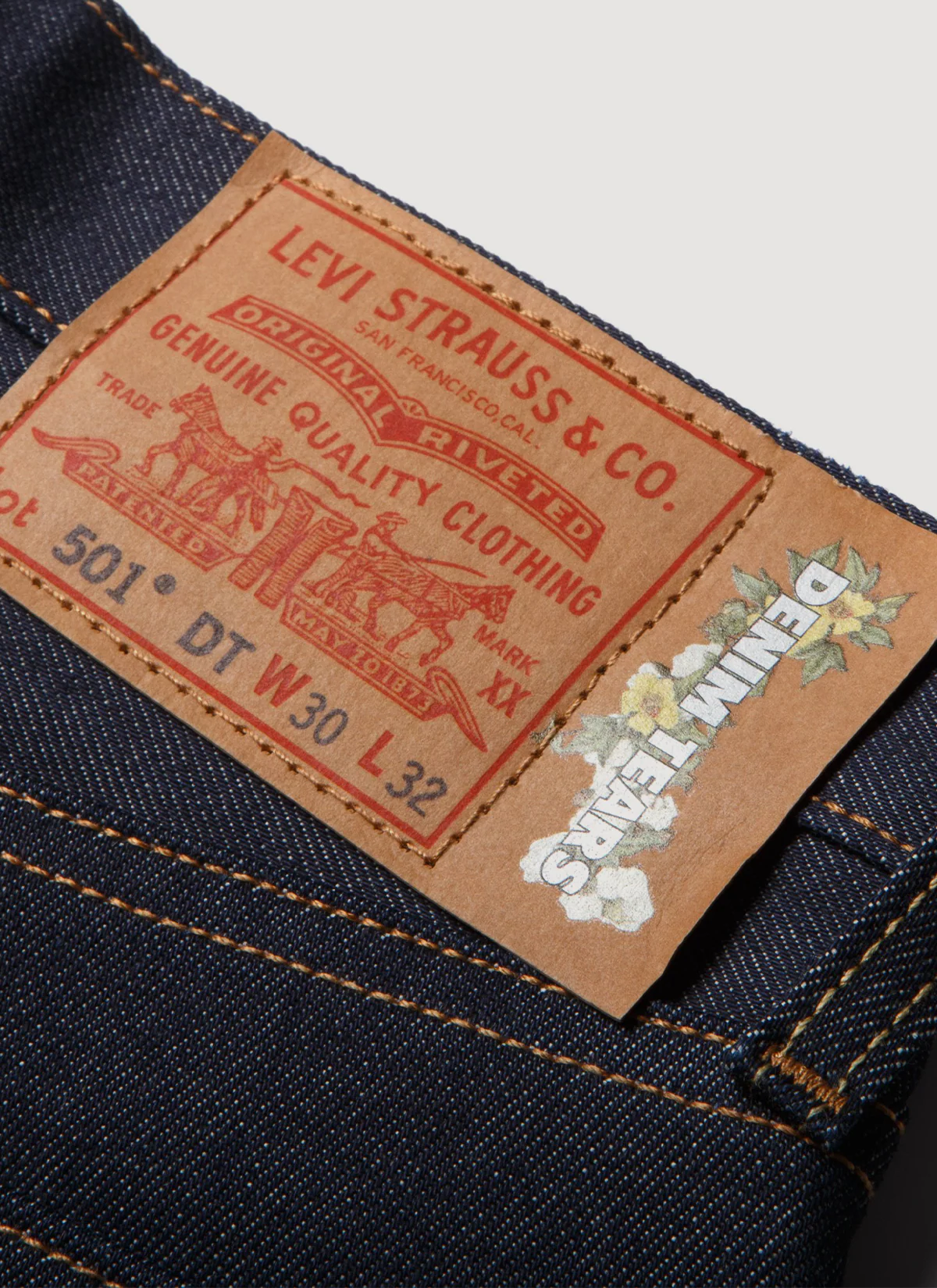 Denim Tears Cotton Wreath Jeans Selvedge - Image 4