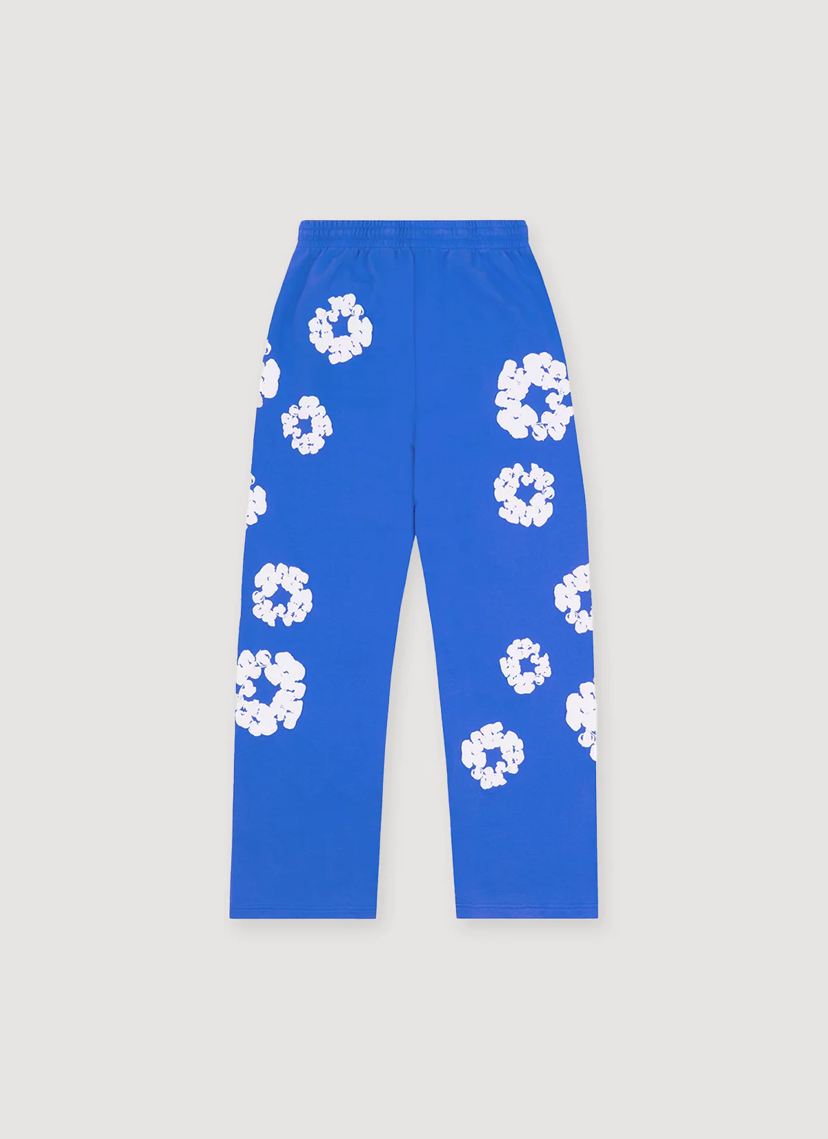 Denim Tears Cotton Wreath Open Hem Sweatpants Blue - Image 2