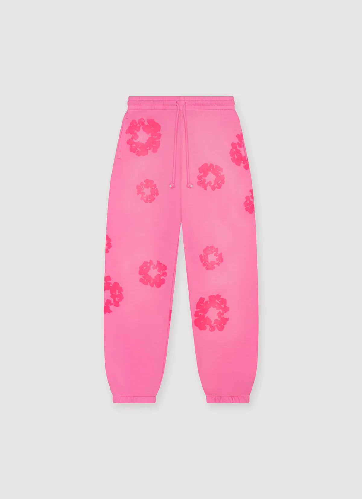 Denim Tears Mono Cotton Wreath Sweatpants Pink - Image 2