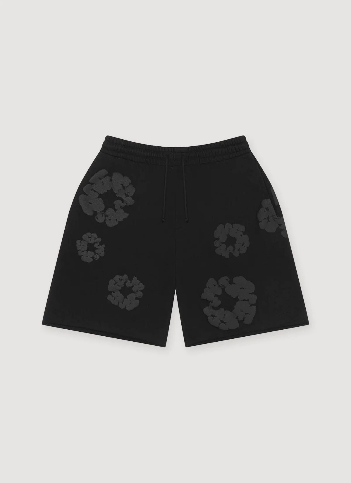 Denim Tears Mono Wreath Sweatshorts Black
