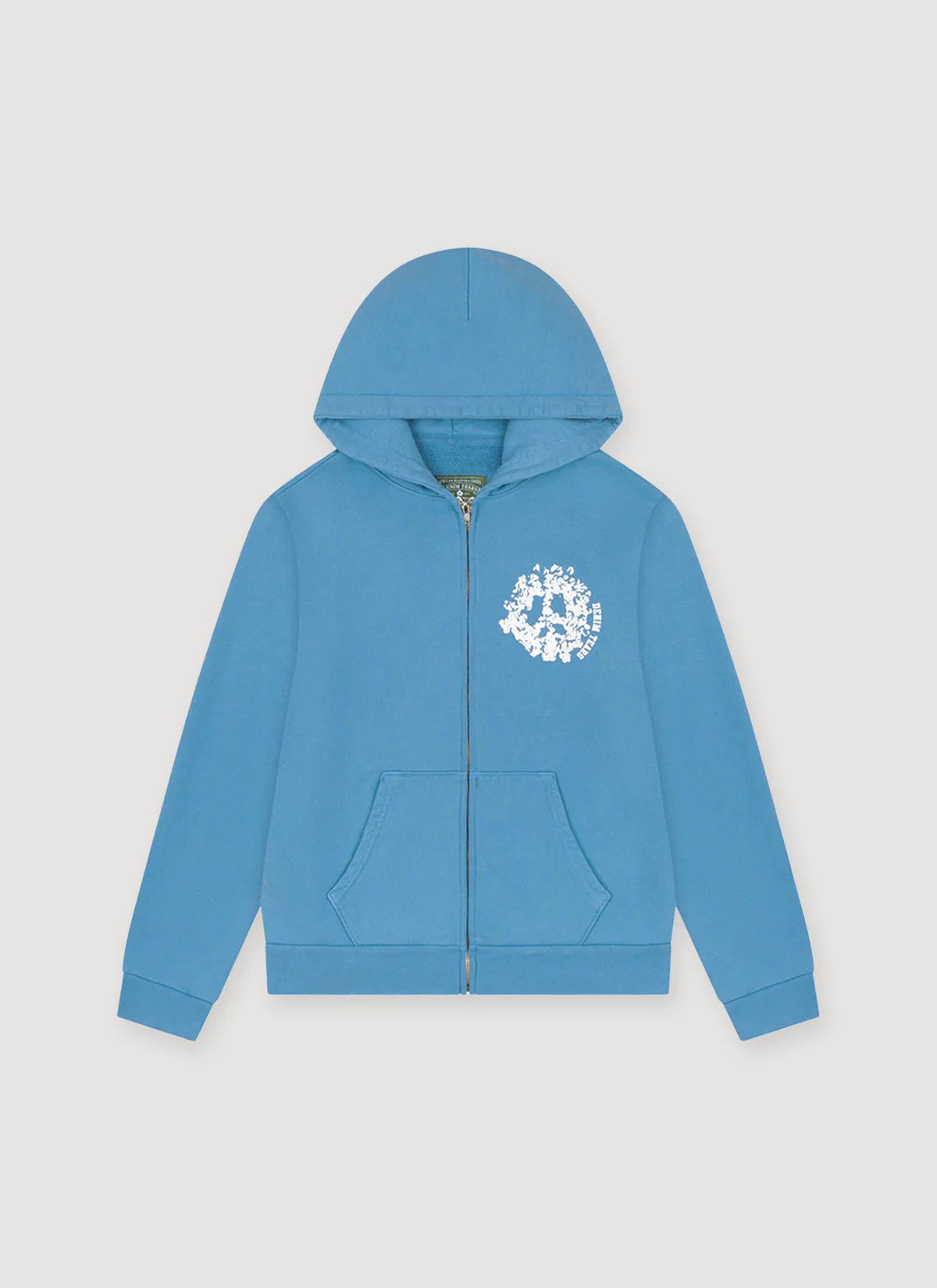 Denim Tears Denim University Zip Hoodie Light Blue