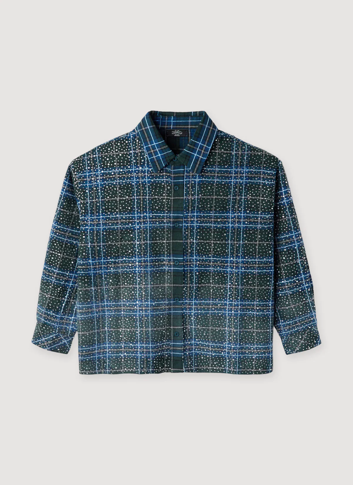 HMDD Disco Flannel Blue Green