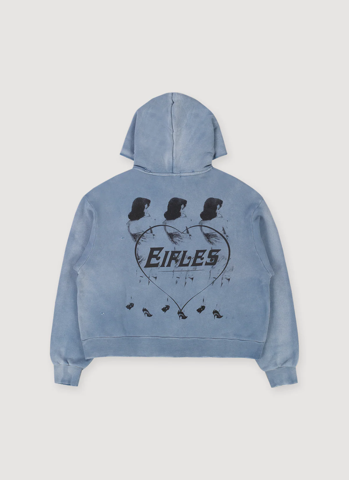 Eifles HH Zip Up Sweatshirt Vintage Blue - Image 2