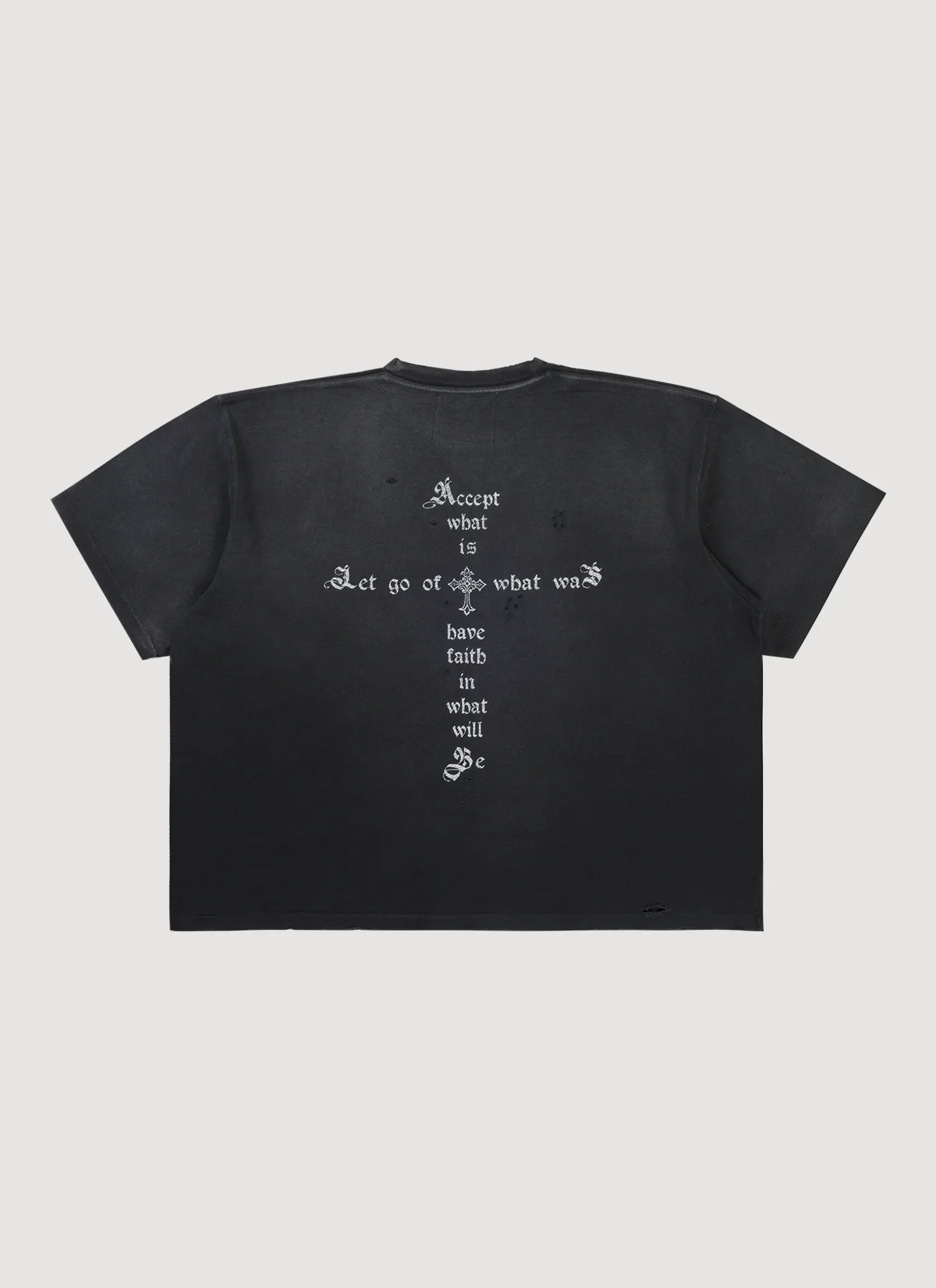 Eifles Keep the Faith Tee Vintage Black - Image 2