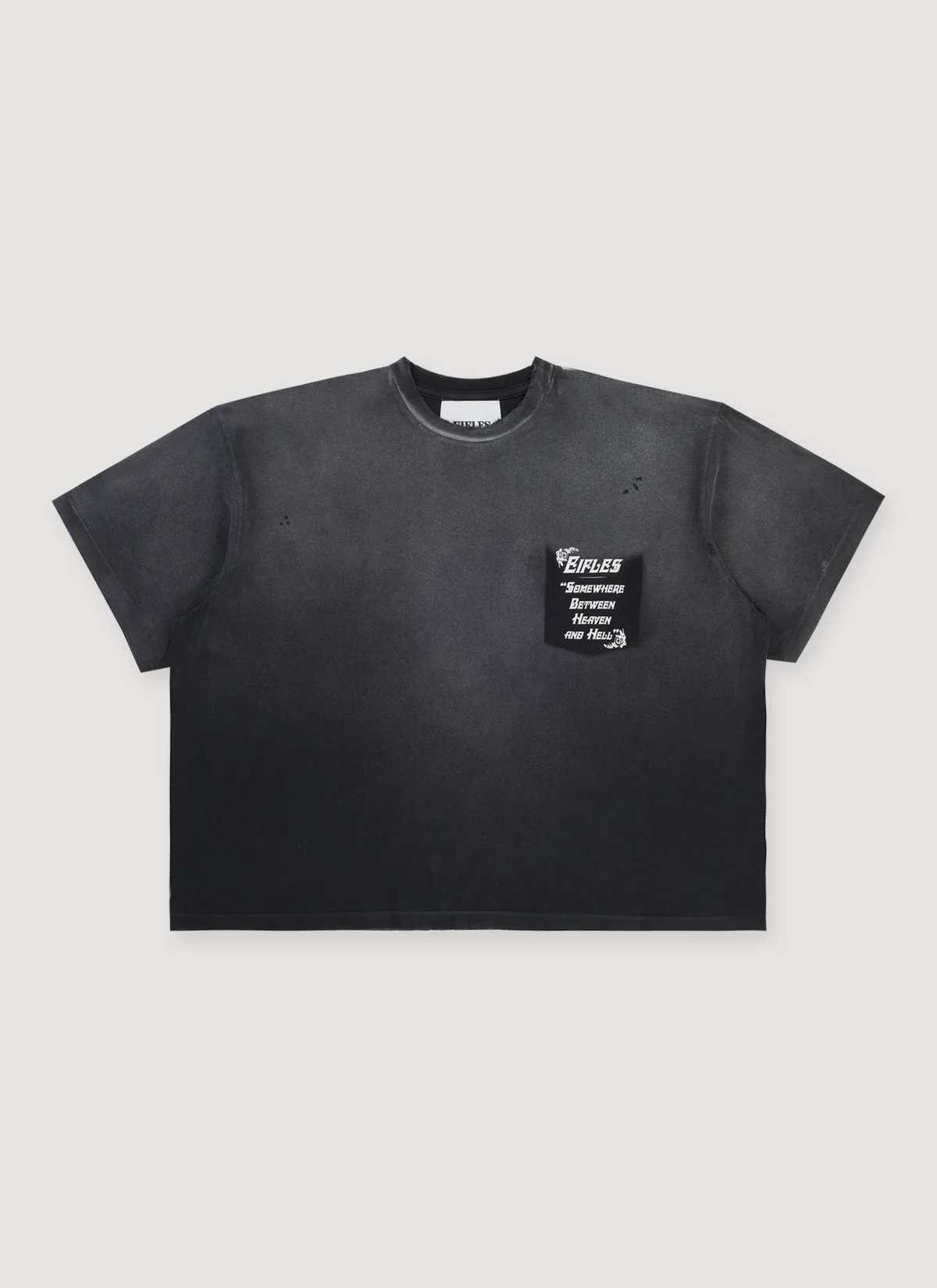 Eifles Somewhere Between Tee Vintage Black