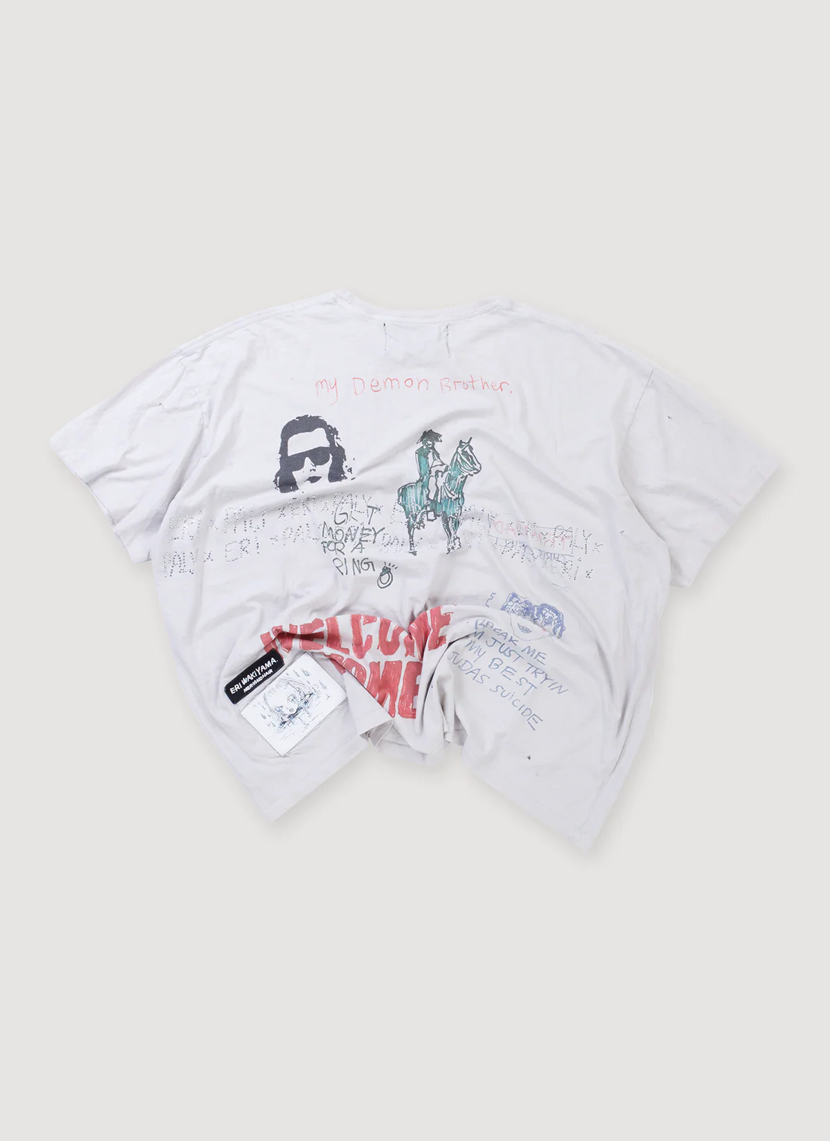 Paly Hollywood Eri Wakiyama Bad Luck Tee Ivory (Pre-Owned) - Image 2