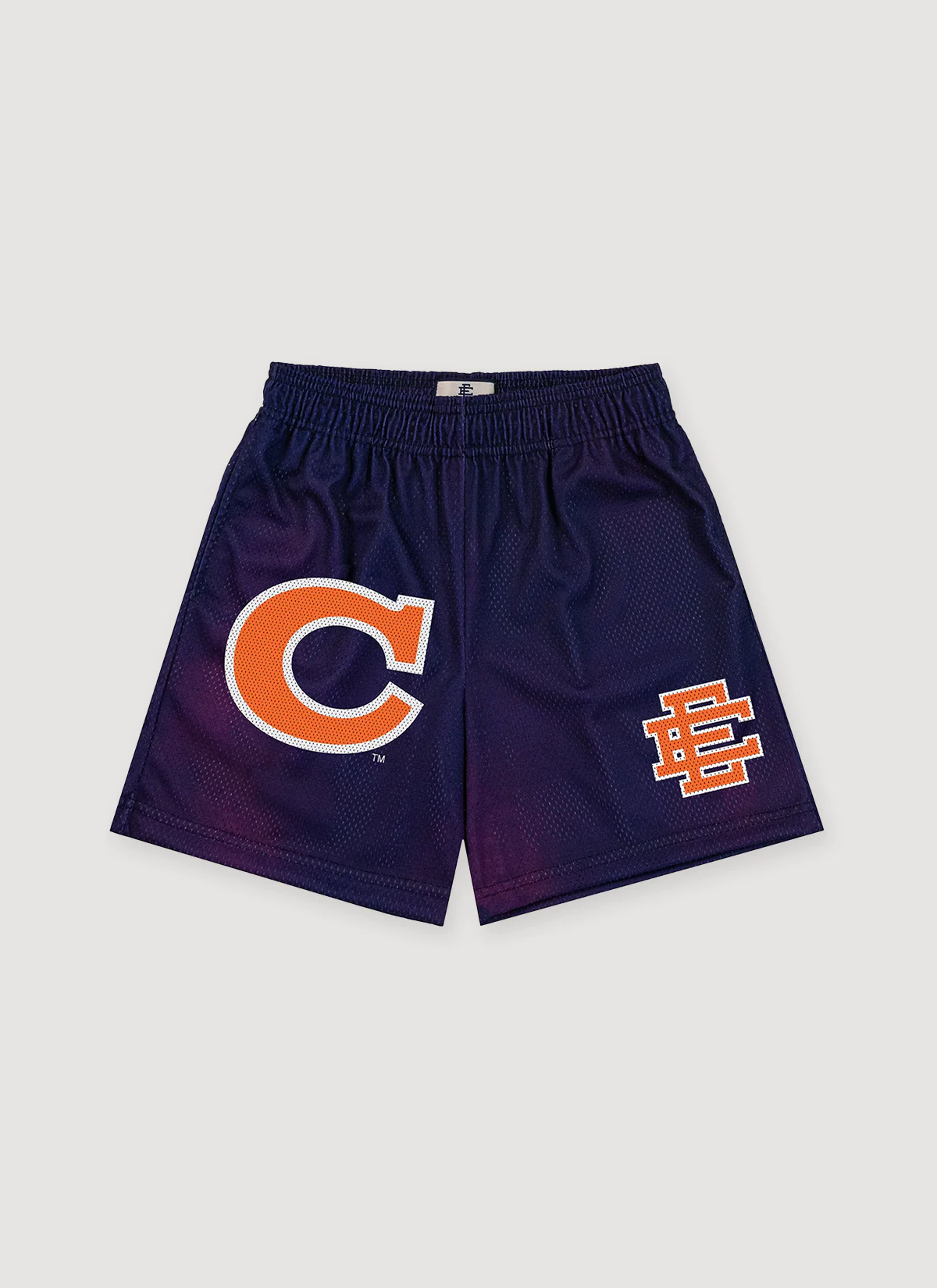 Eric Emanuel Clemson University Basic Short Purple Orange
