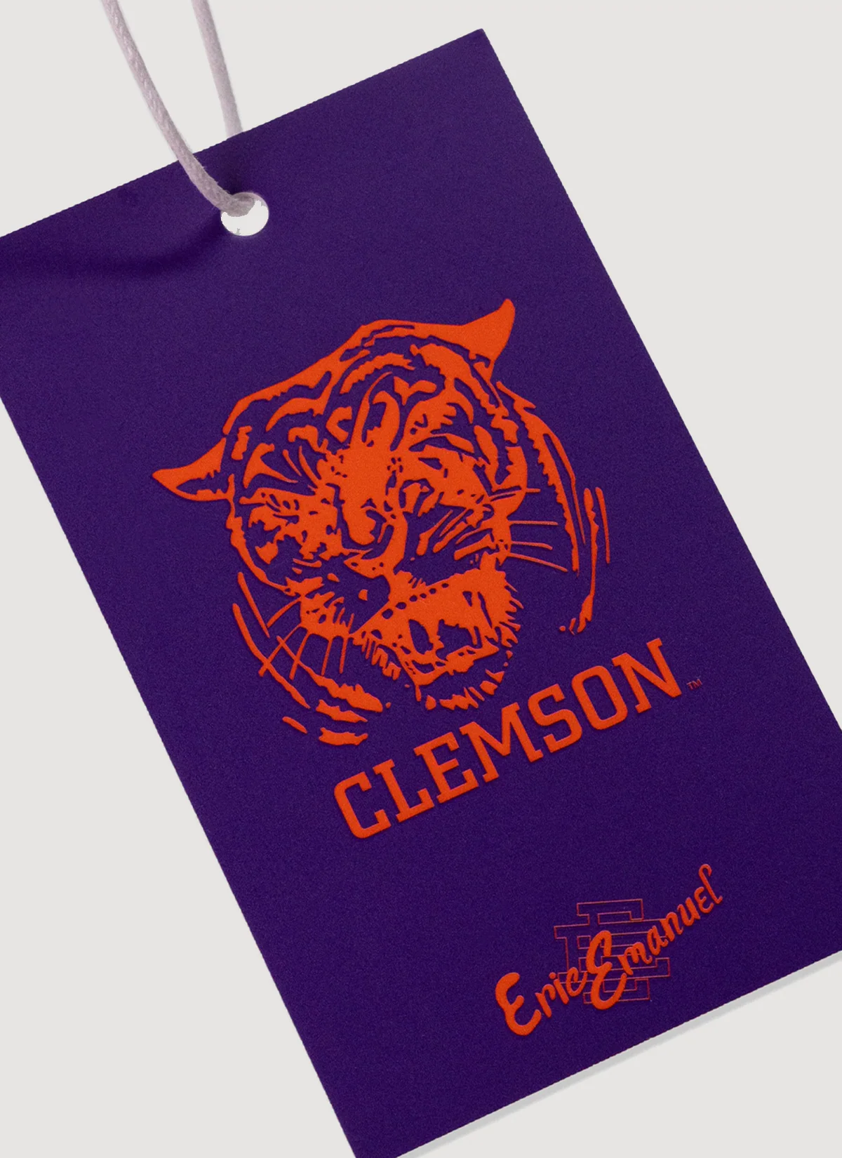 Eric Emanuel Clemson University Basic Short Purple Orange - Image 3