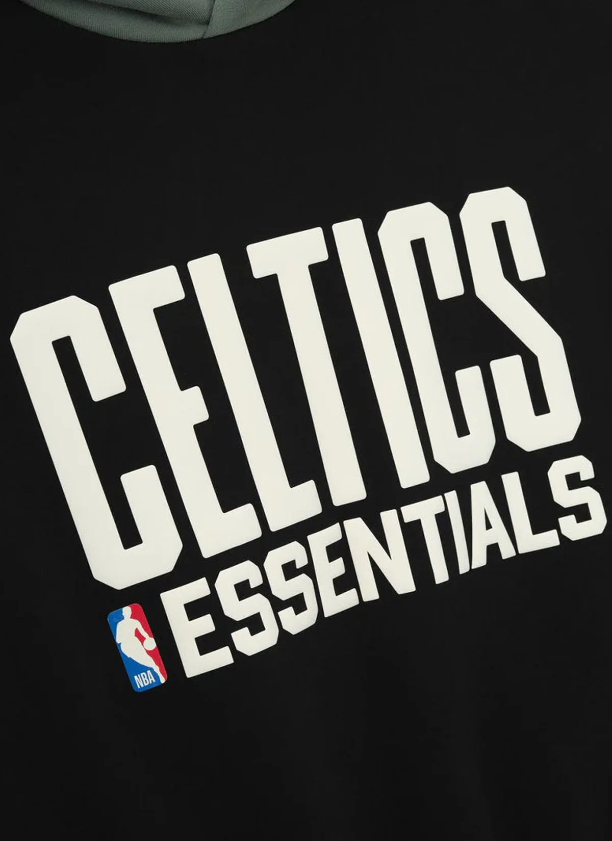 Essentials NBA Celtics Sport Hoodie Black - Image 3