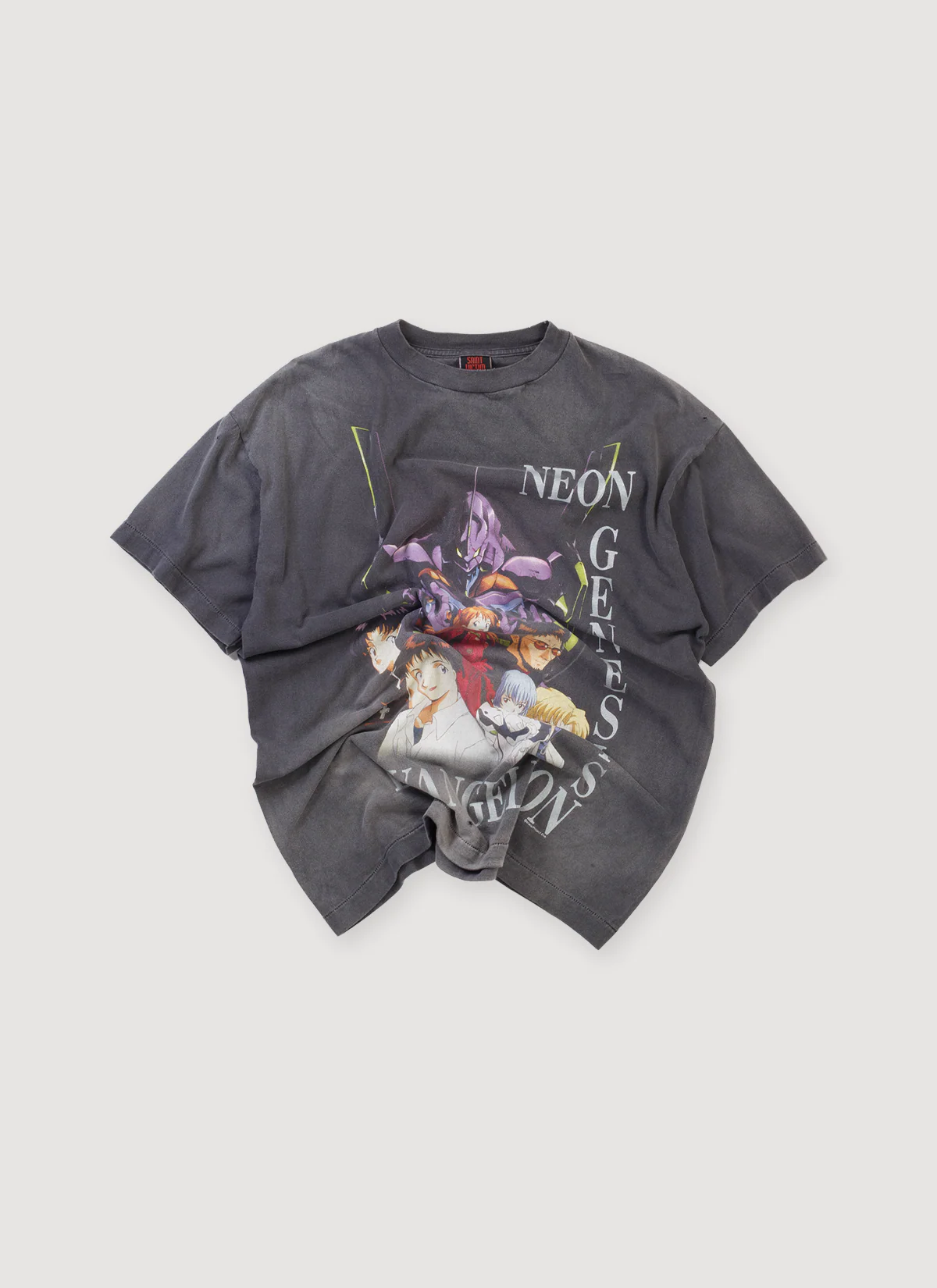 Saint Michael Evangelion Neon Gensis Tee Vintage Black (Pre-Owned)