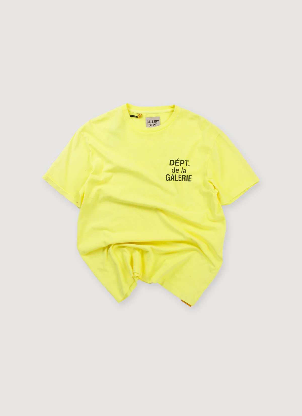 Gallery Dept. French Logo Tee Flo Yellow (Pre-Owned)