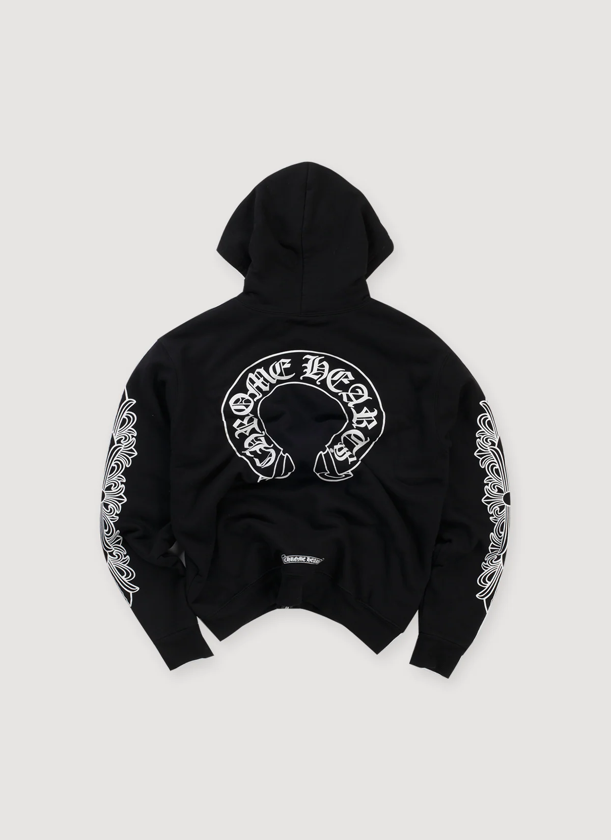 Chrome Hearts Fuck You Horseshoe Thermal Zip Up Sweatshirt Black (Pre-Owned) - Image 2