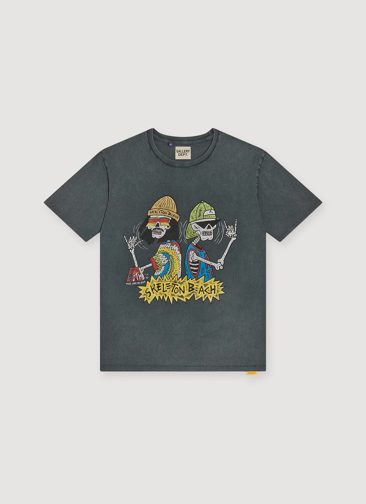Gallery Dept. ATK Skeleton Beach Tee Vintage Black