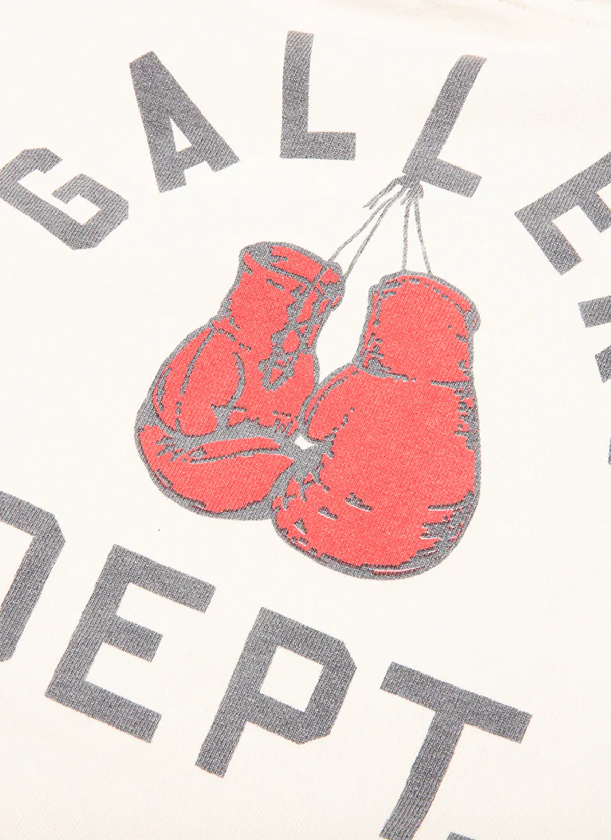 Gallery Dept. Boxing Merch Sweatshirt Cream - Image 3
