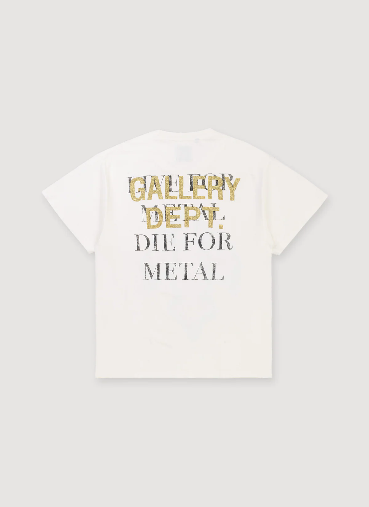 Gallery Dept. Die For Metal Tee Archival White - Image 2