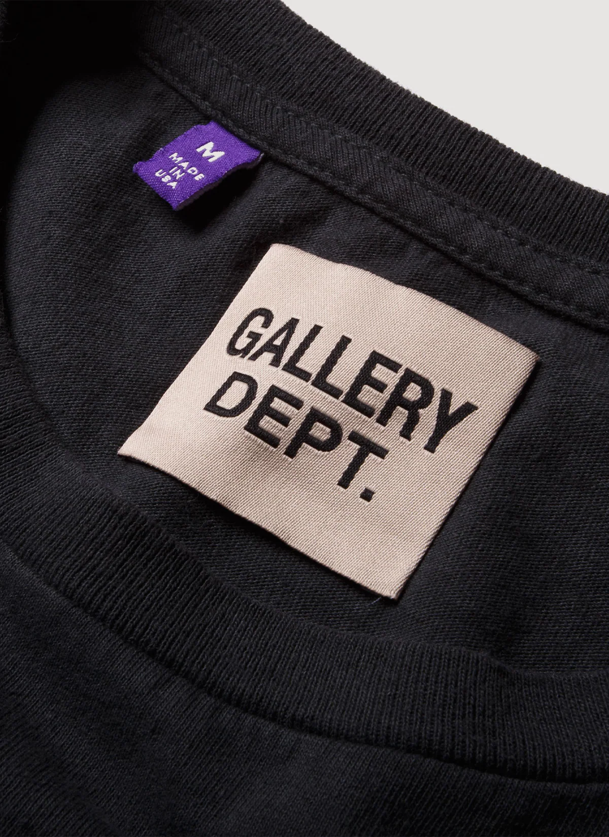 Gallery Dept. Distressed ATK Tee Washed Black - Image 3