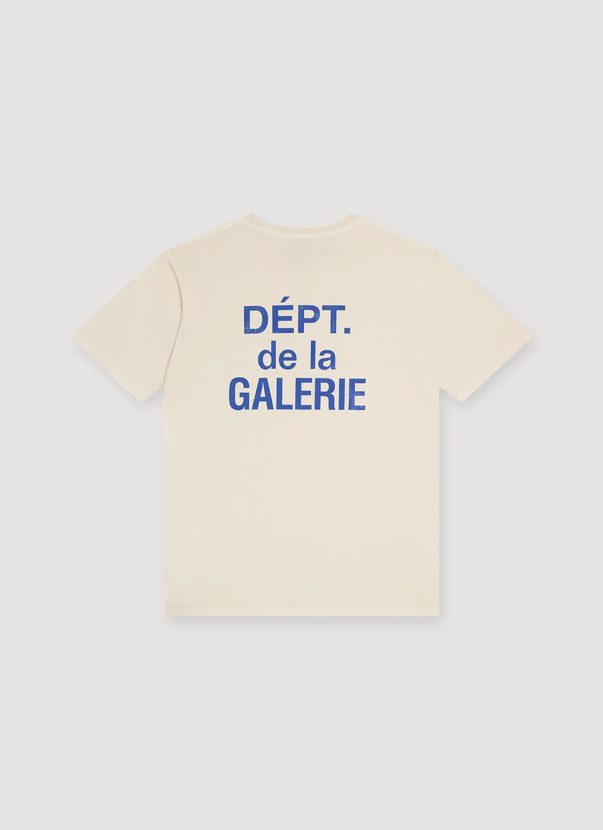 Gallery Dept. French Logo Tee Cream Blue - Image 2