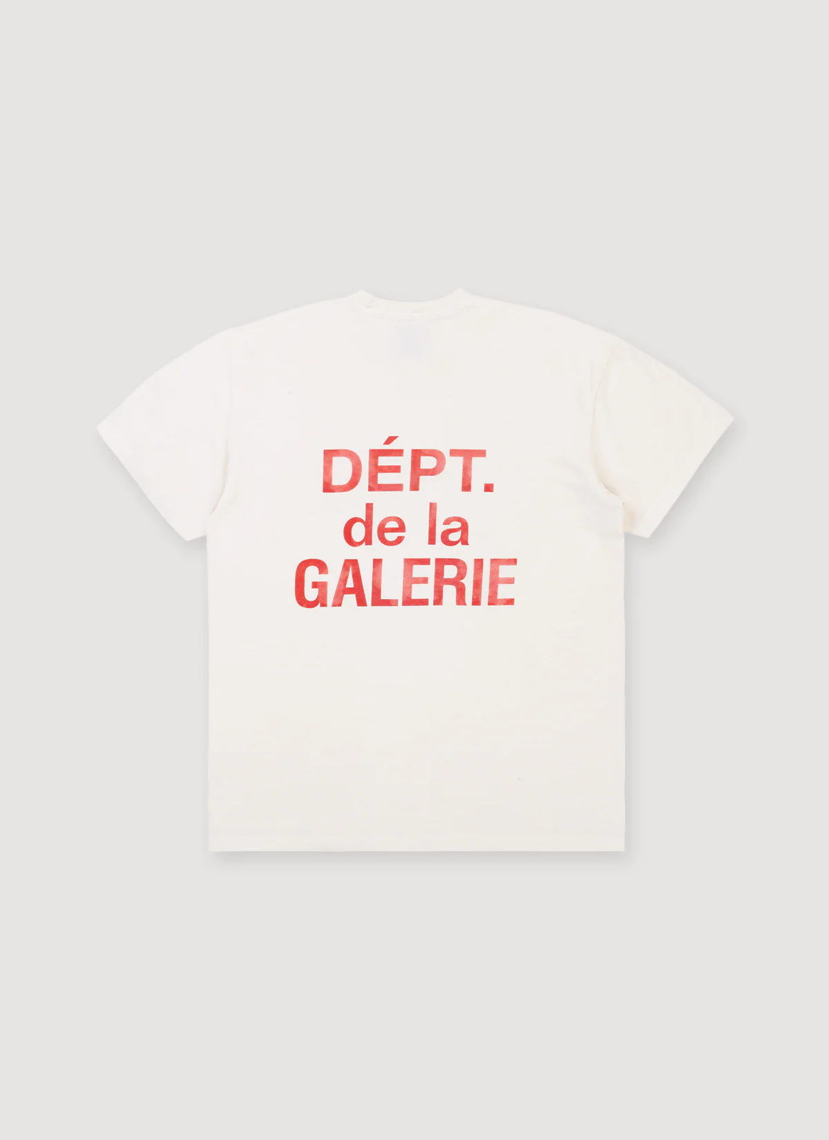 Gallery Dept. French Logo Tee Cream Red - Image 2