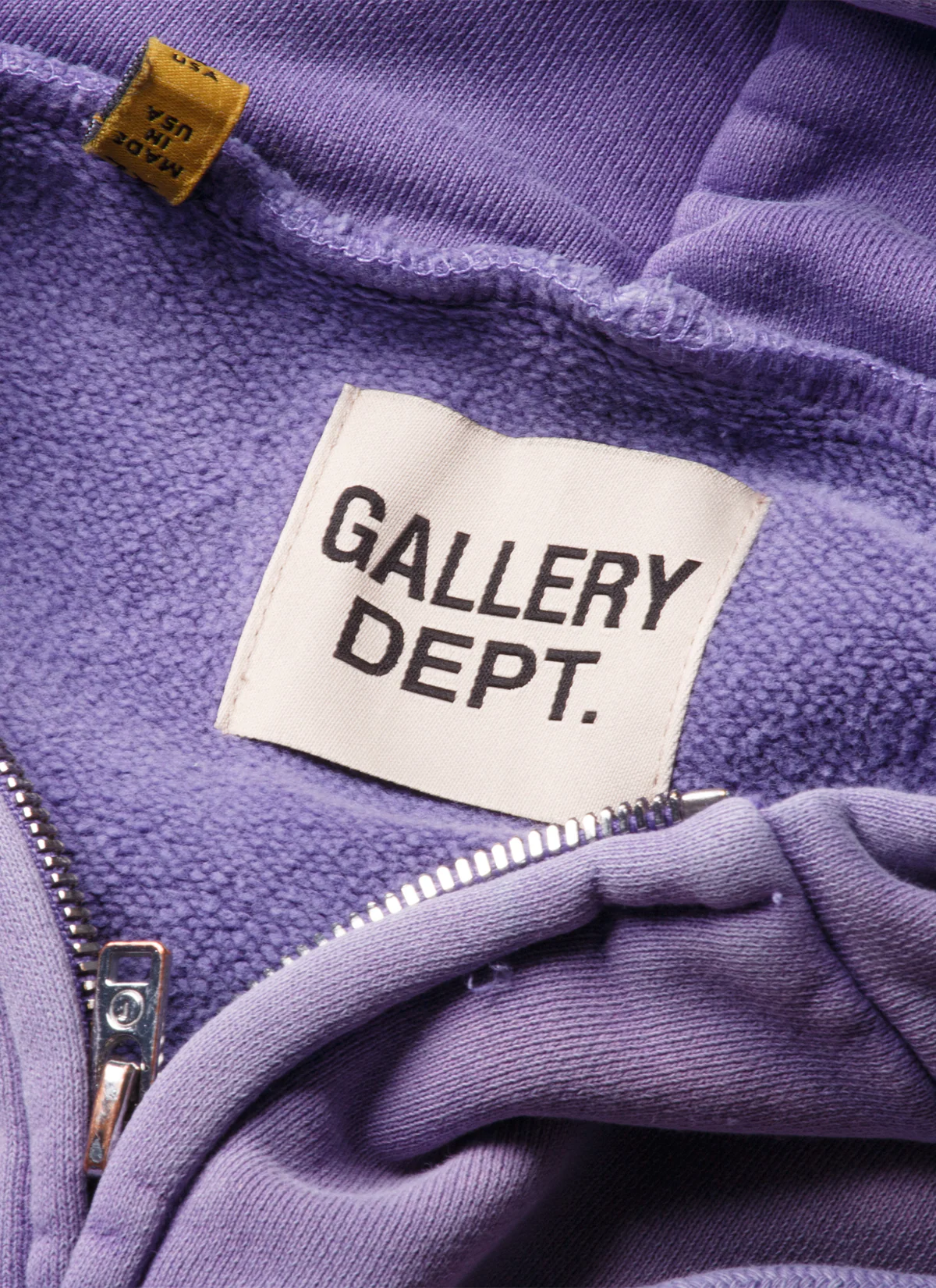 Gallery Dept. French Zip Sweatshirt Purple - Image 3