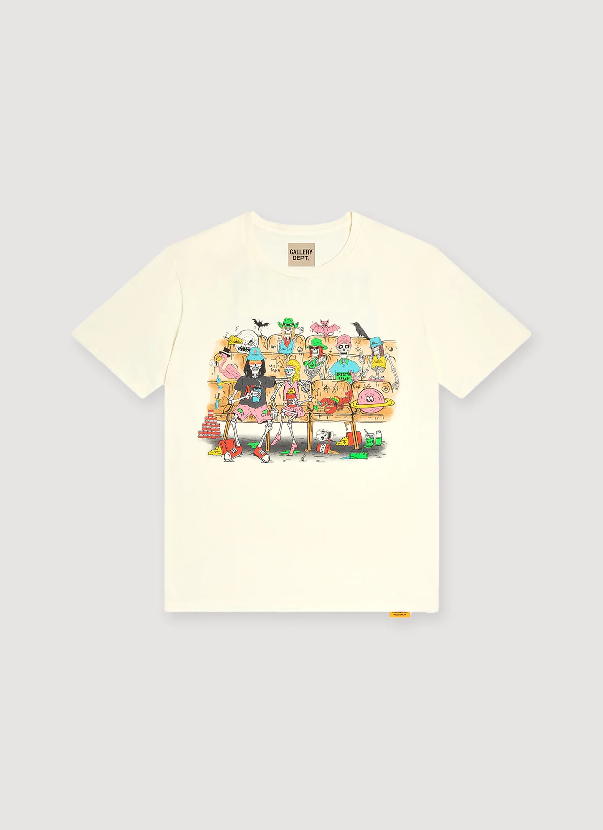 Gallery Dept. Skeleton Beach Theater Tee Archival White
