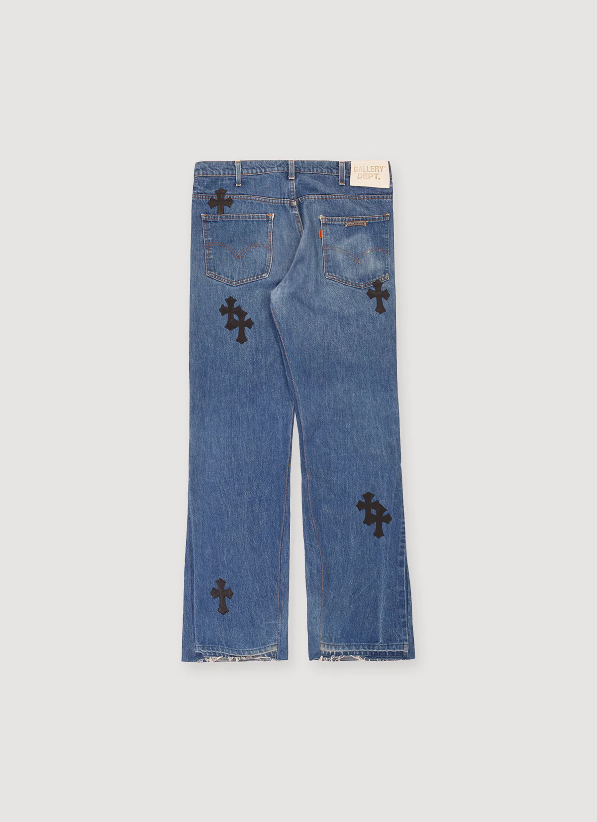 Chrome Hearts Gallery Dept. Reworked Cross Jeans Indigo (Pre-Owned) - Image 2