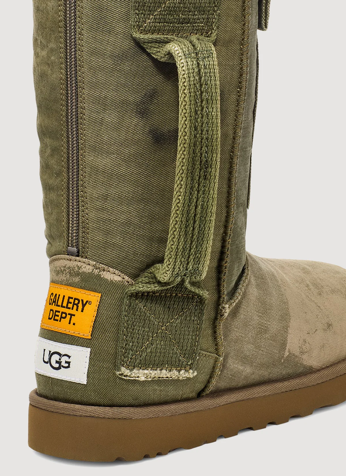 UGG Gallery Dept. Canvas Boot Olive Green - Image 3