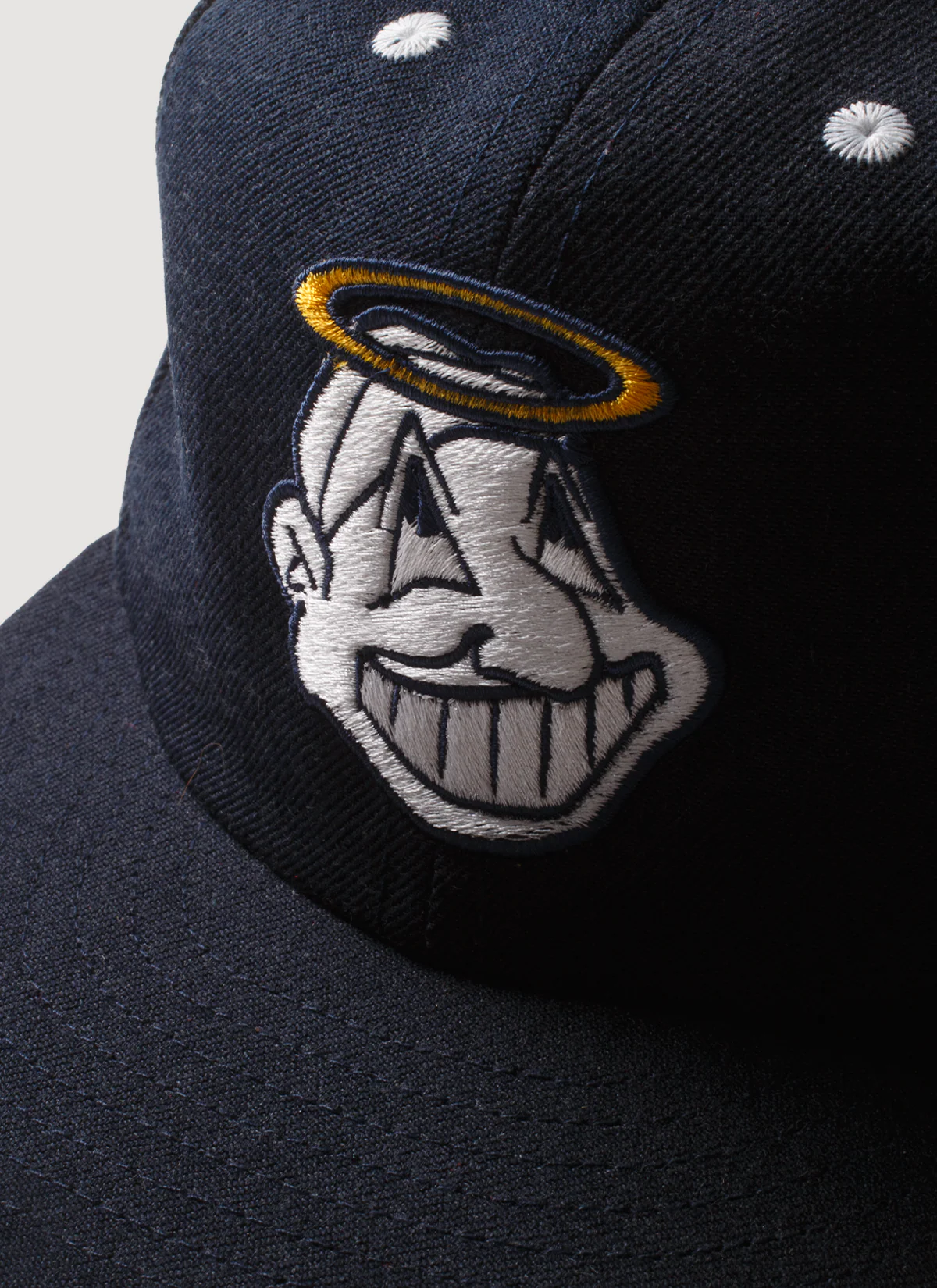 Pieces God Vs Devil Baseball Cap Navy - Image 3