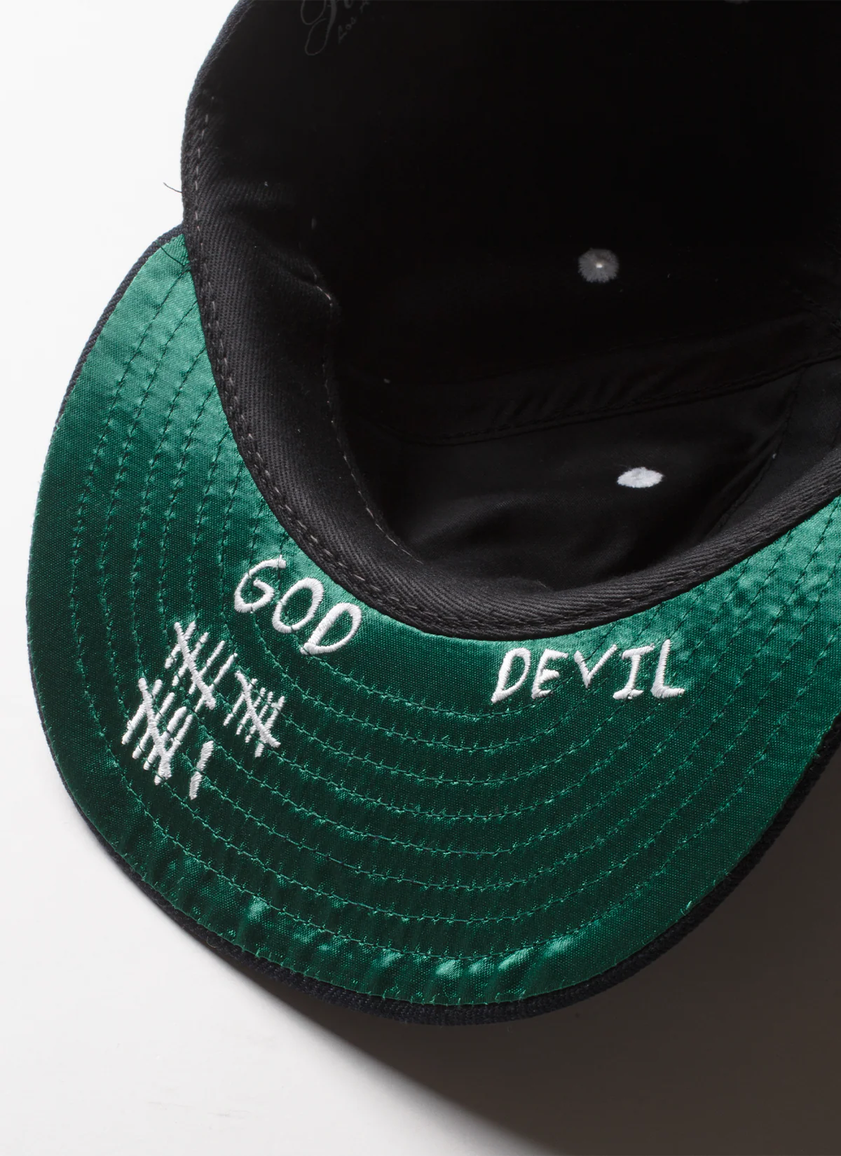 Pieces God Vs Devil Baseball Cap Navy - Image 5