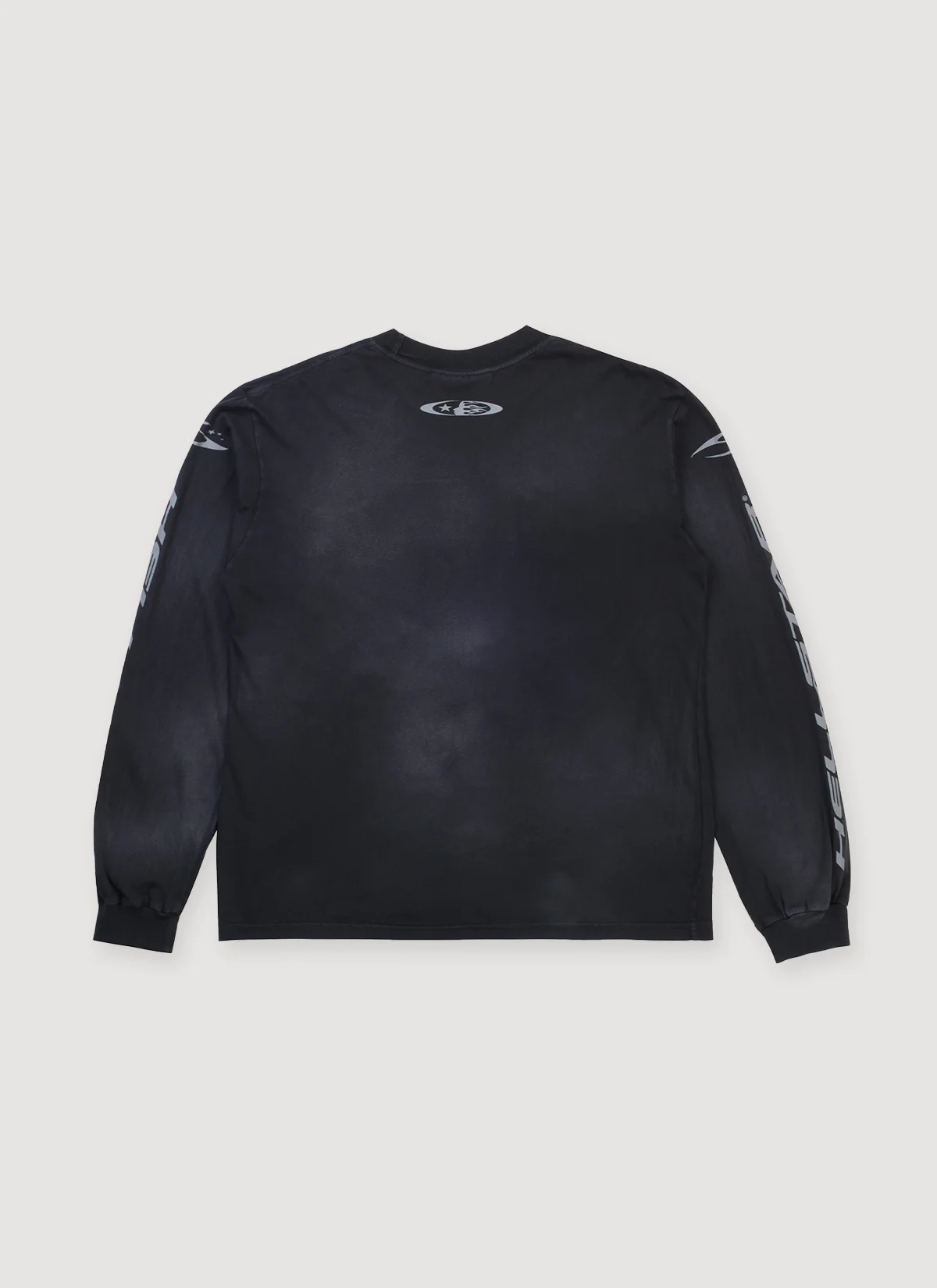 Hellstar Cursive Logo Longsleeve Vintage Black - Image 2