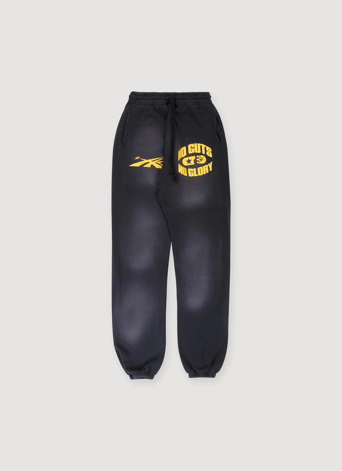 No Guts No Glory Cuffed Sweatpants Washed Black