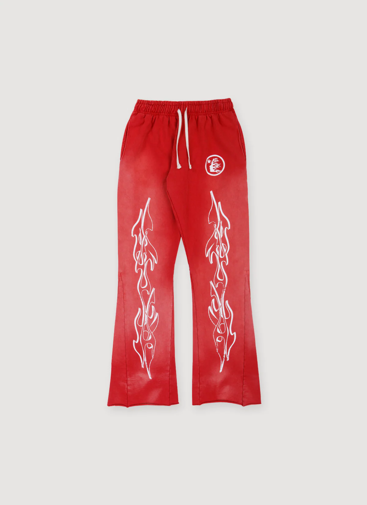 Hellstar Racer Path to Paradise Flared Sweatpants Vintage Red