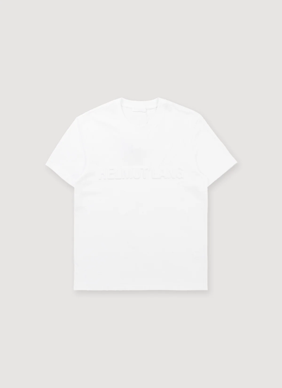 Helmut Lang Embossed Tee Optic White