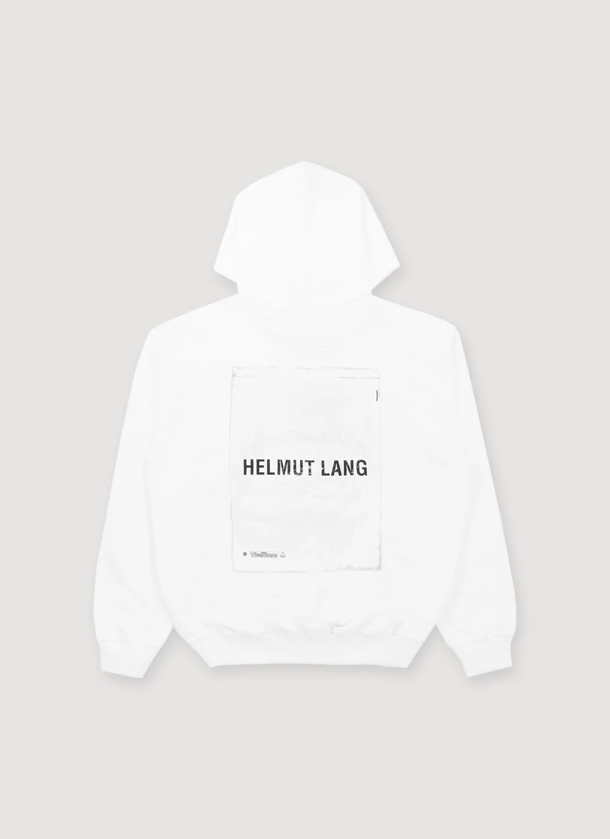 Helmut Lang Plastic Sweatshirt White - Image 2