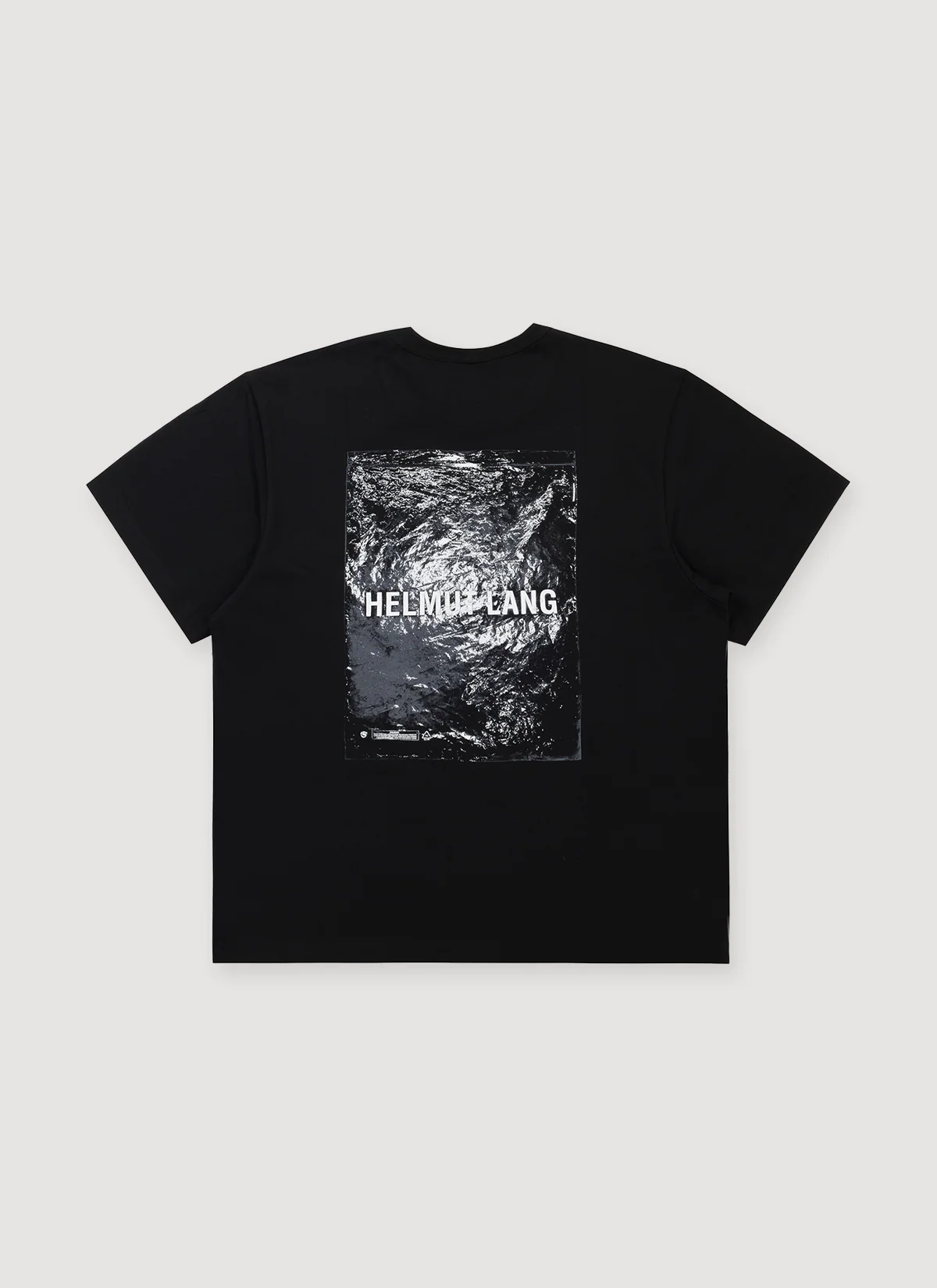Helmut Lang Plastic Tee Black