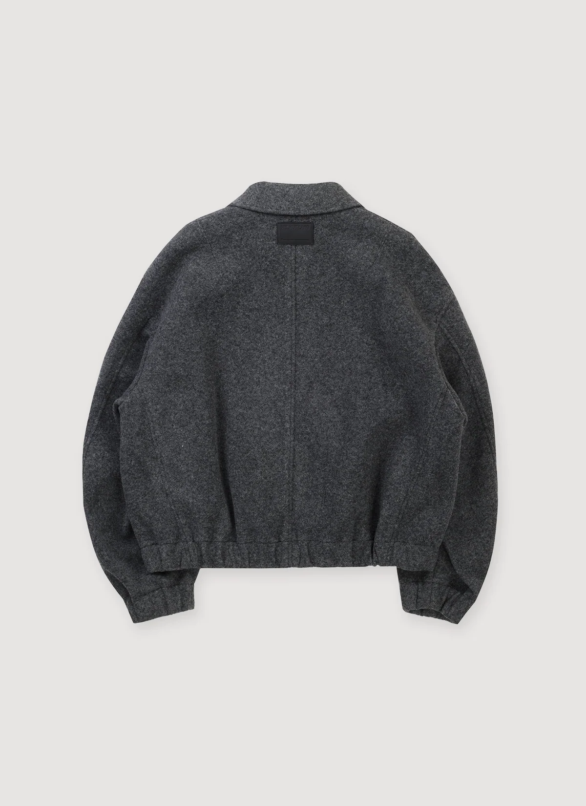 Helmut Lang Shell Bomber Grey Melange Black - Image 2