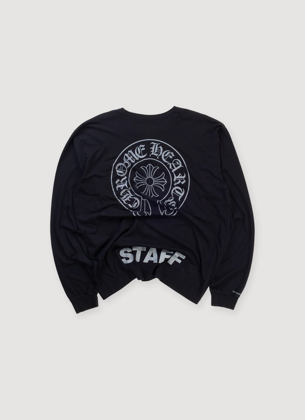 Chrome Hearts Horseshoe Staff Longsleeve Black Grey (Pre-Owned) - Image 2