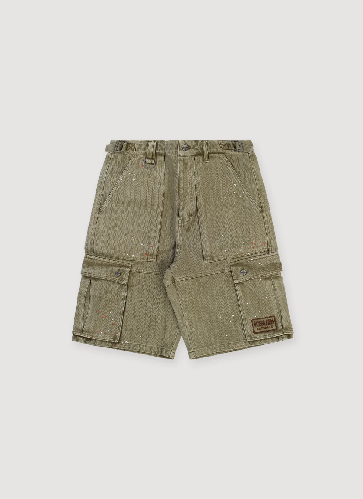 Ksubi Trooper Cargo Shorts Militant