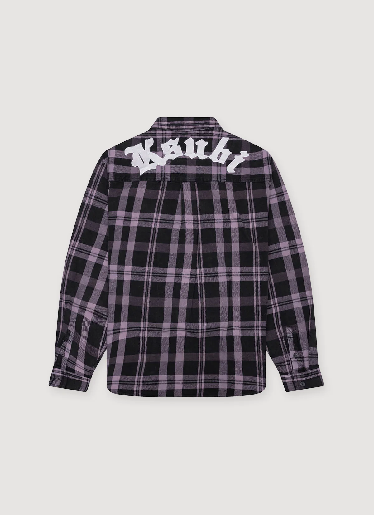 Ksubi Vulture Flannel Shirt Plum - Image 2