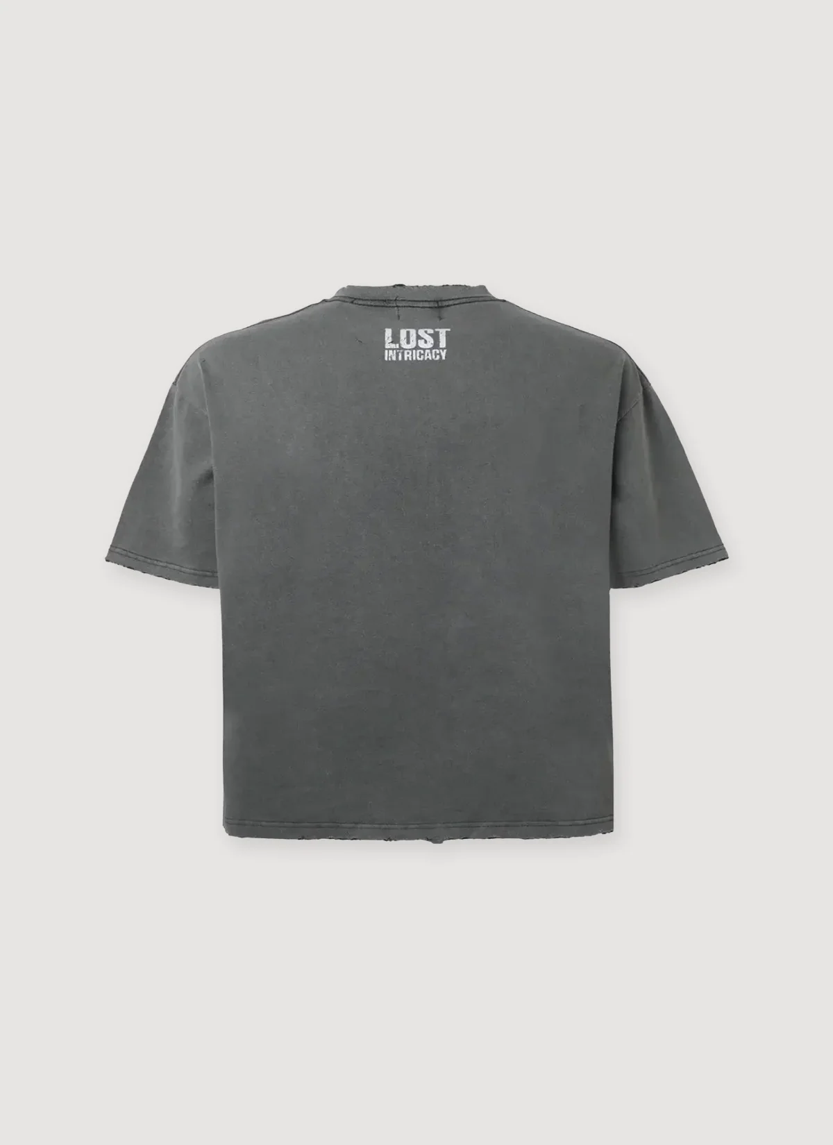 Lost Intricacy Lost Outline Tee Grey - Image 2