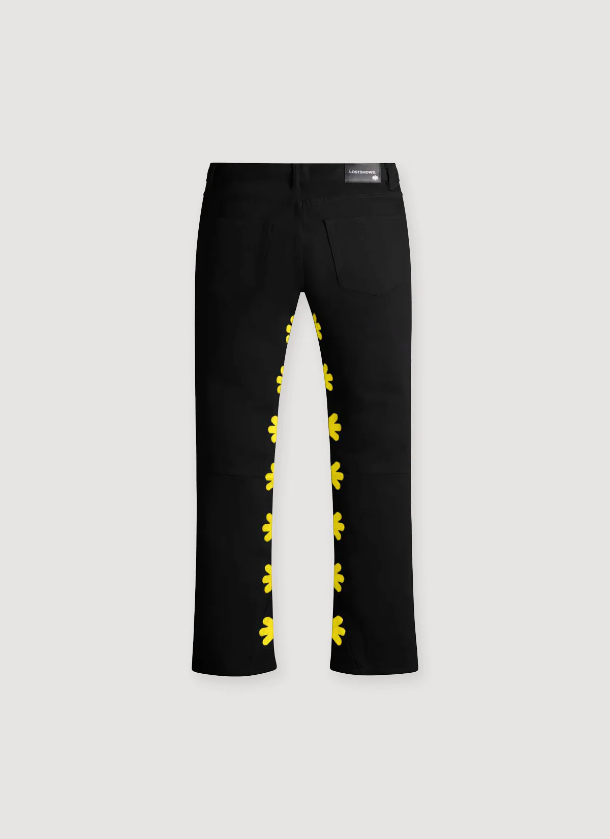 Lost SHDWS Denim Pants Black Yellow - Image 2