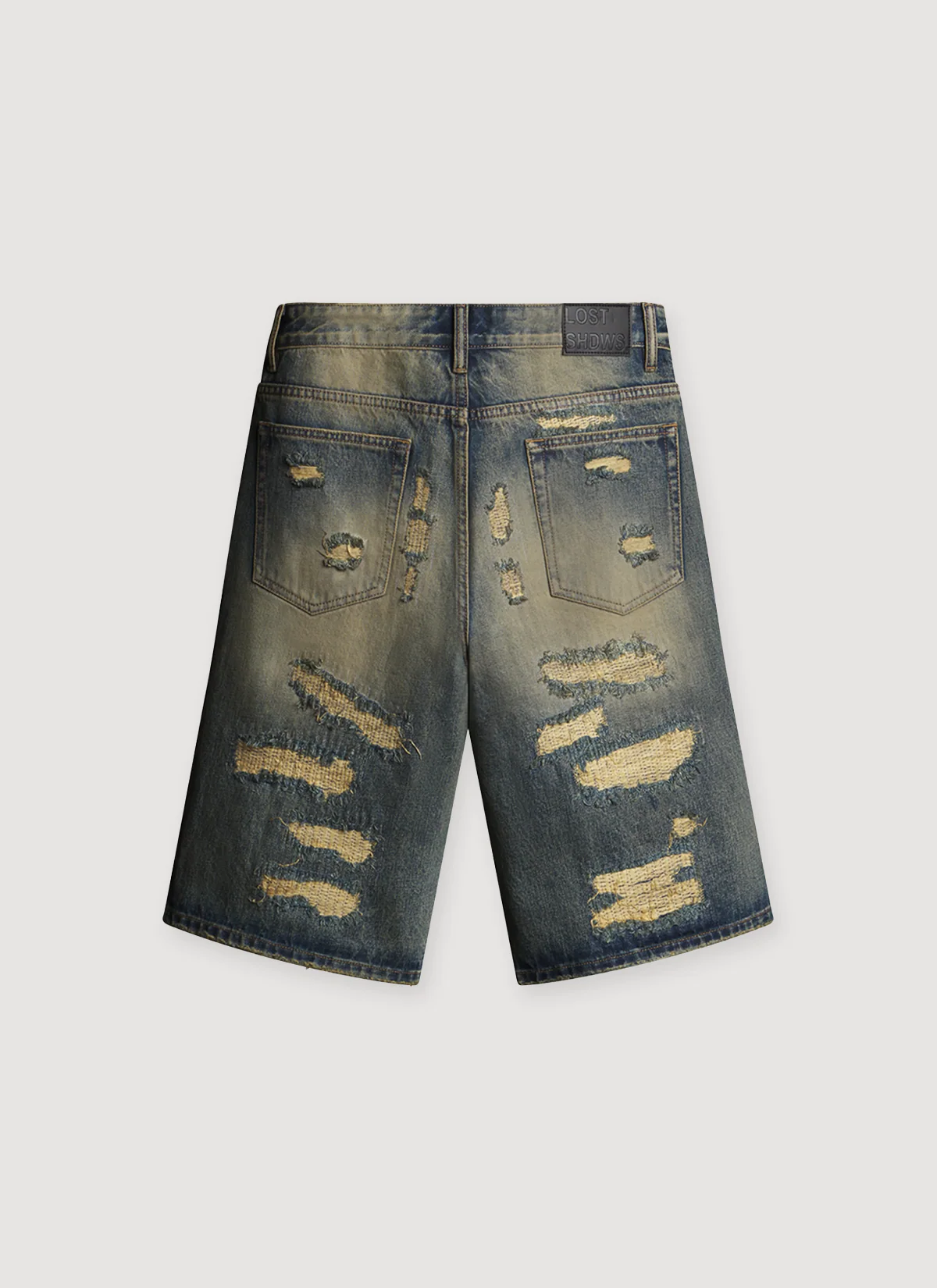 Lost SHDWS DSTRY Denim Short Blue Bone - Image 2