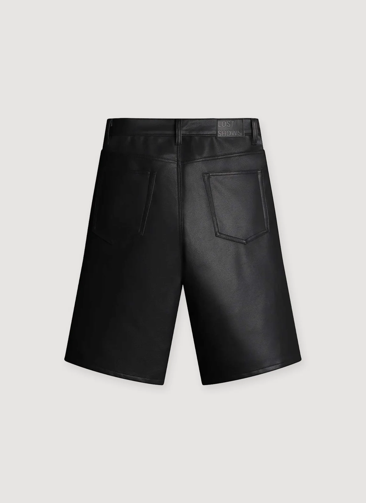 Lost SHDWS Leather Shorts - Image 3