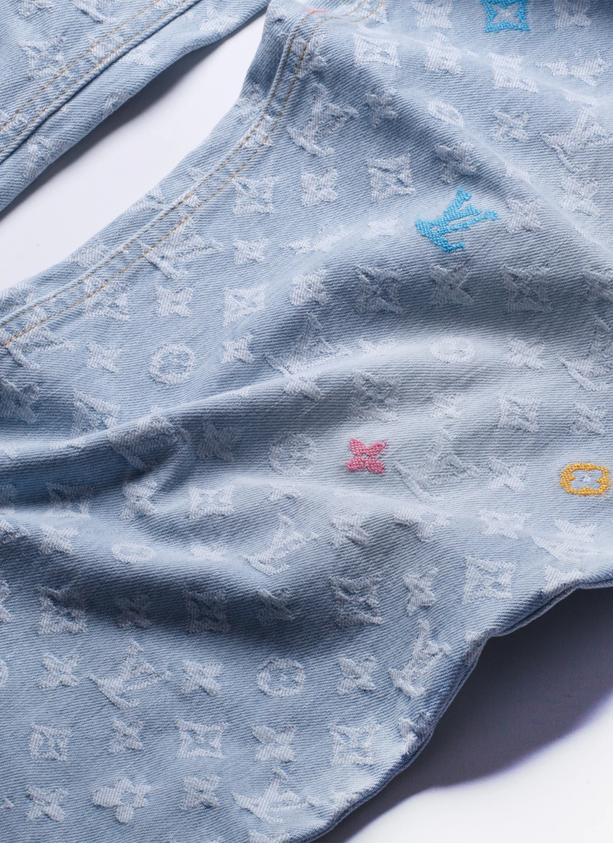 Louis Vuitton Tyler, the Creator Monogram Denim Pants Light Indigo - Image 5