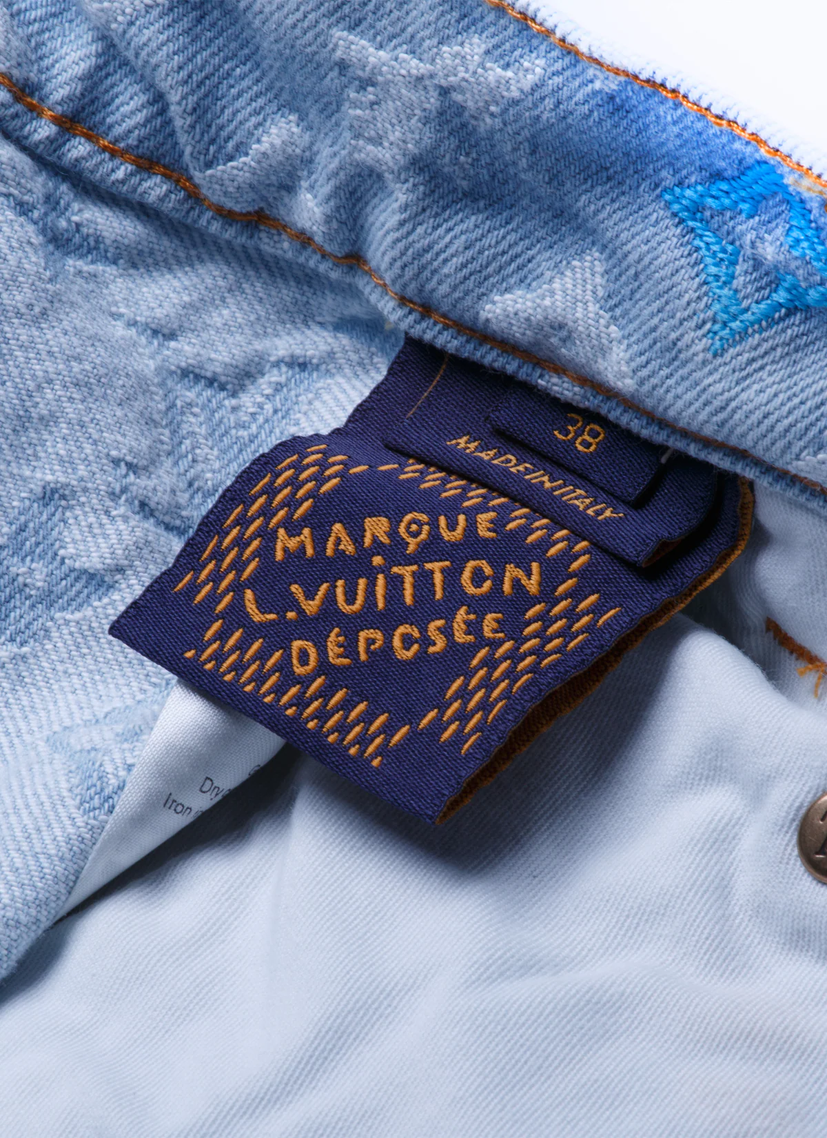 Louis Vuitton Tyler, the Creator Monogram Denim Pants Light Indigo - Image 6