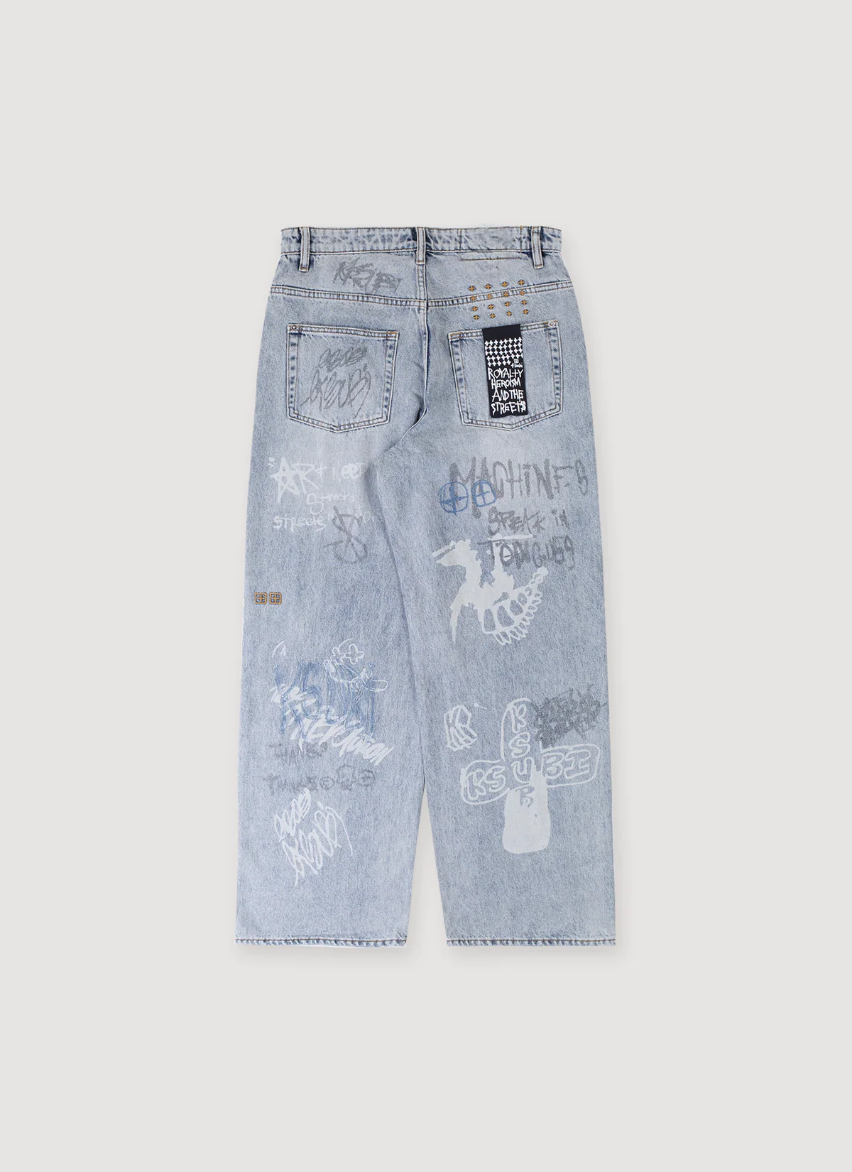 Ksubi Maxx Rogue Denim Blue Grafitti - Image 2