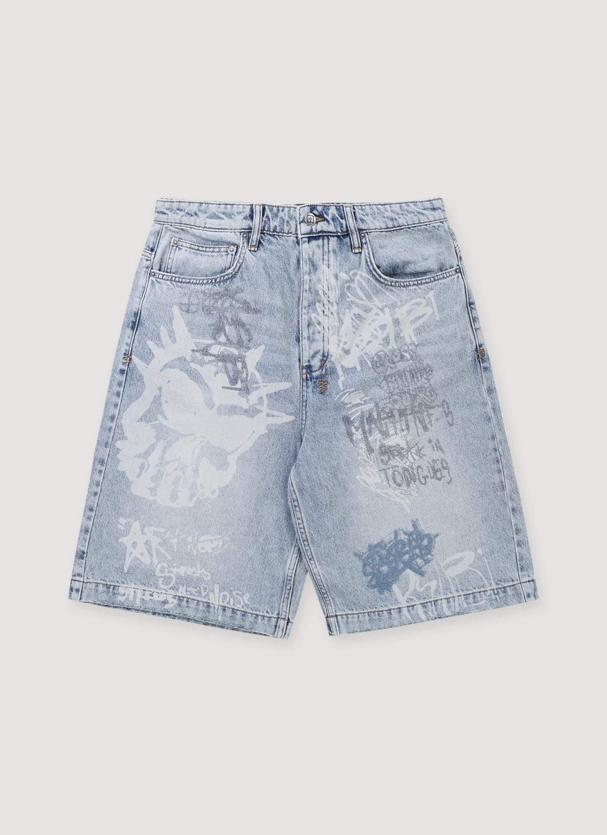 Ksubi Maxx Rogue Short Blue Graffiti