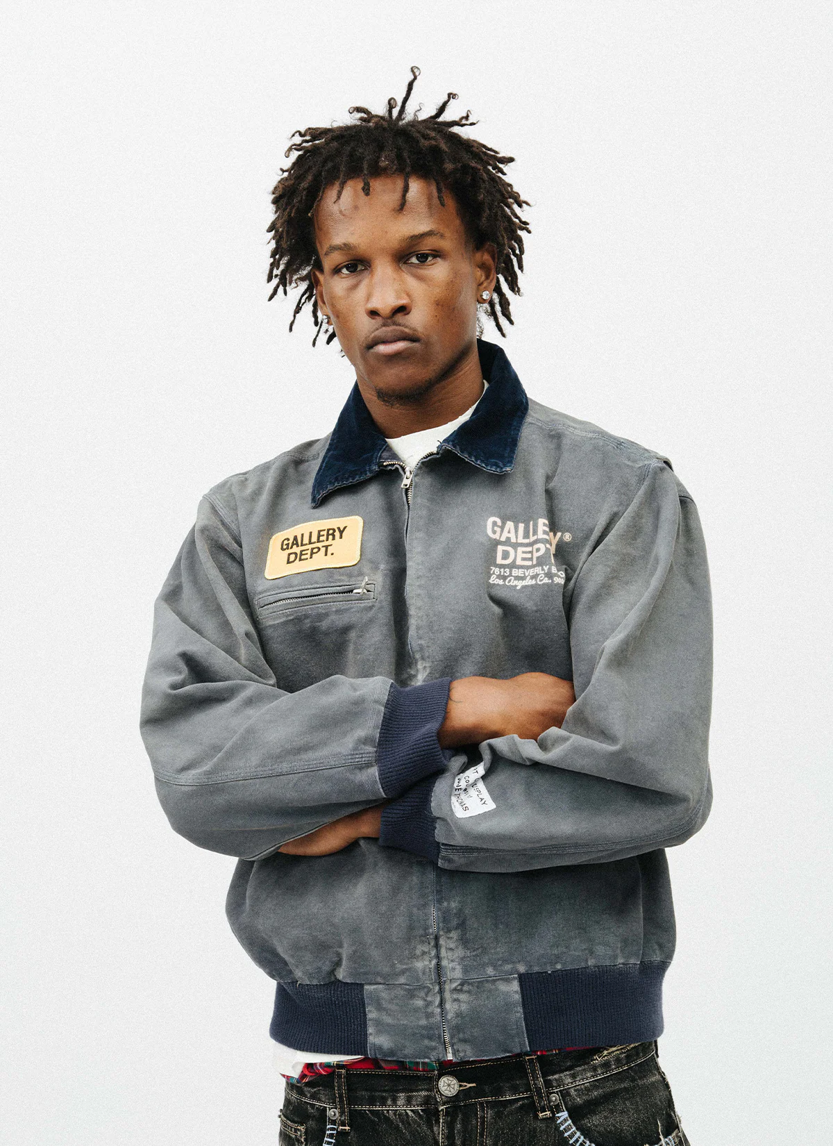 Gallery Dept. Mechanic Jacket Navy - Image 3