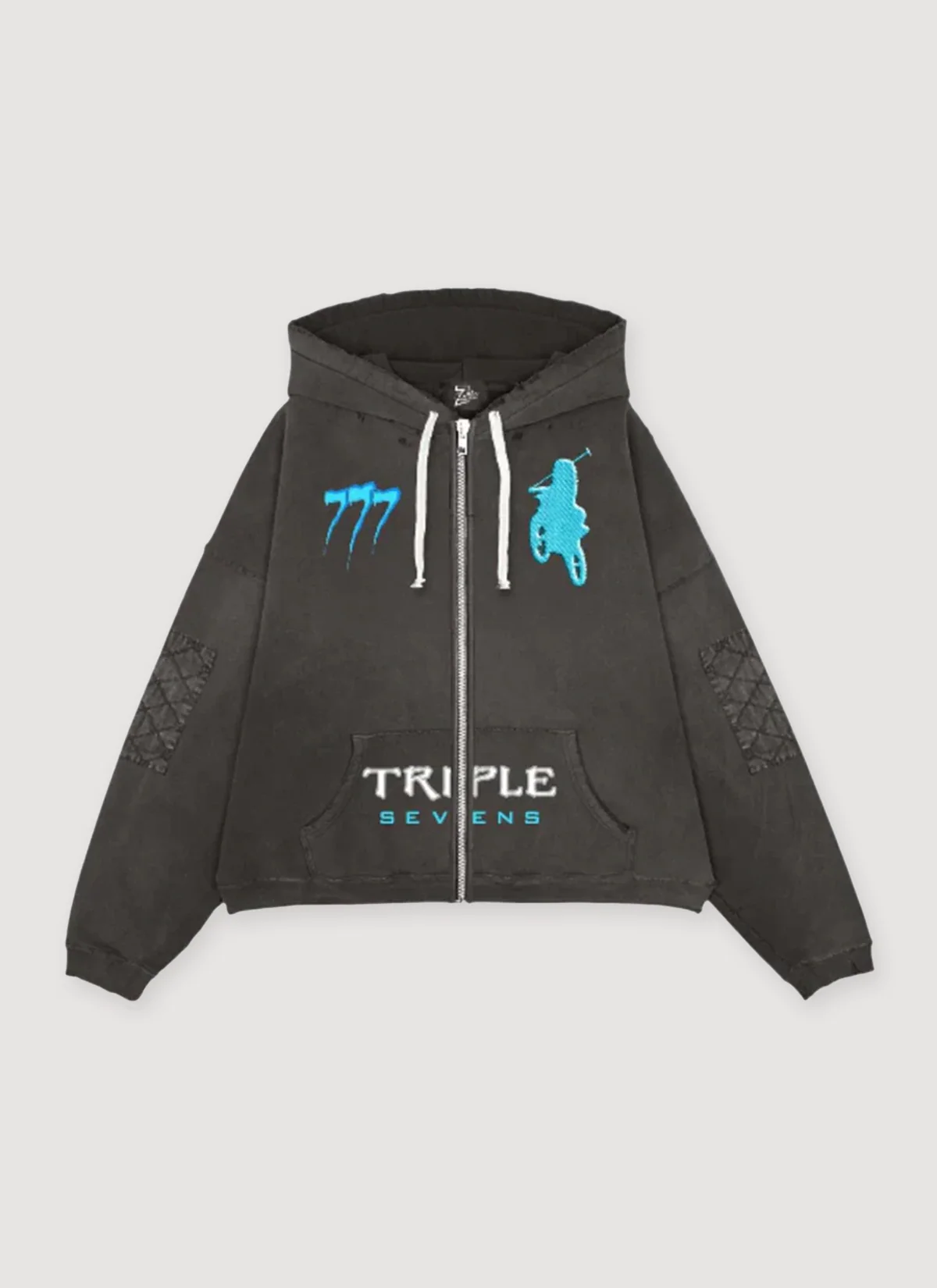 Triple Sevens Moto Sweatshirt Black