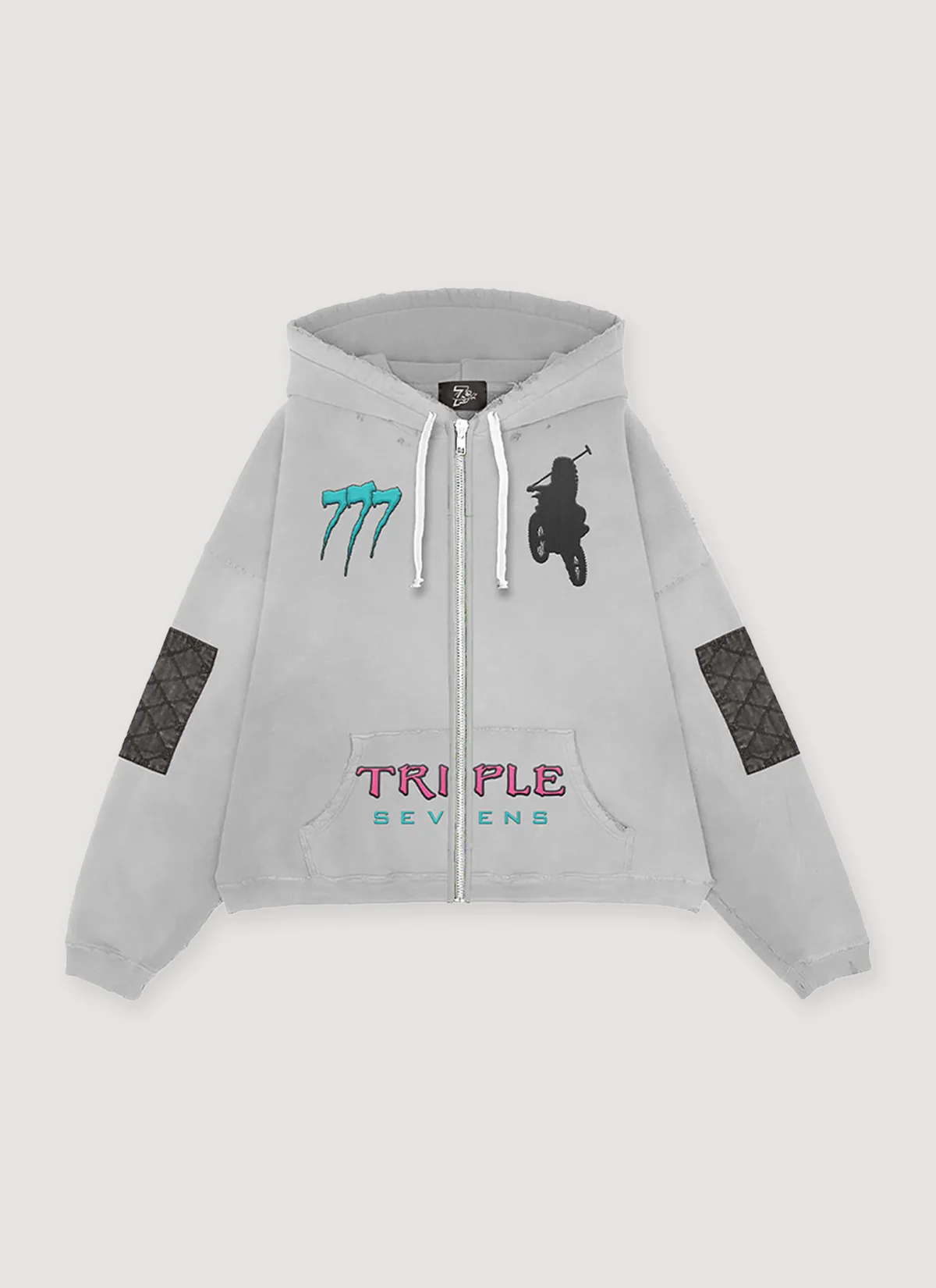 Triple Sevens Moto Vice Sweatshirt Grey